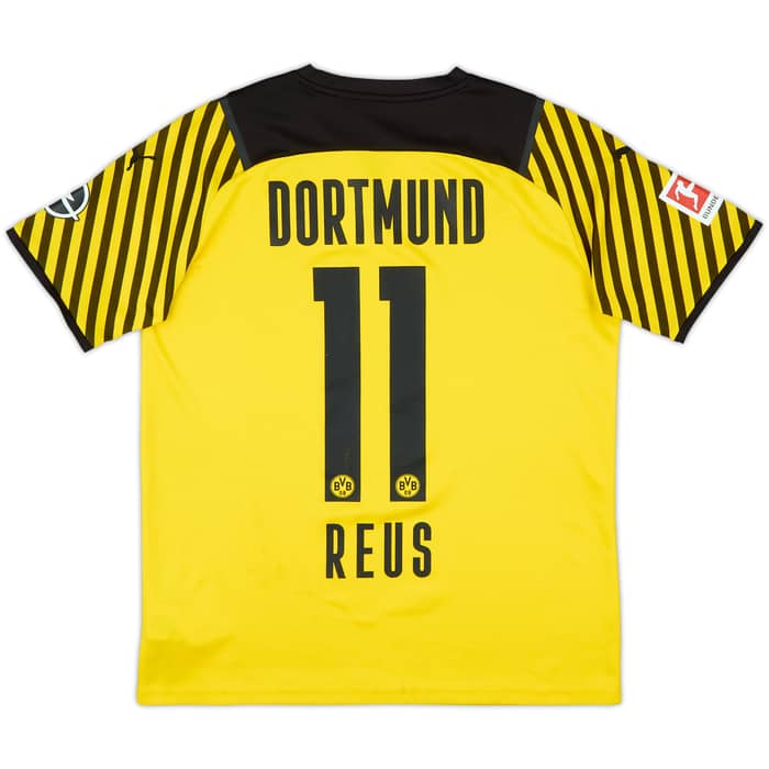 2021-22 Borussia Dortmund Home Shirt Reus #11 - 6/10 - (XL.Boys)