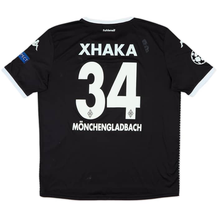 2015-16 Borussia Monchengladbach European Home Shirt Xhaka #34 - 5/10 - (XXL)