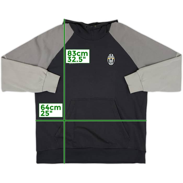 2016-17 Juventus adidas Hooded Sweat Top - 6/10 - (XXL)