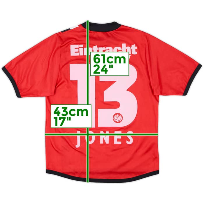 2005-06 Eintracht Frankfurt Home Shirt Jones #13 - 5/10 - (M.Boys)