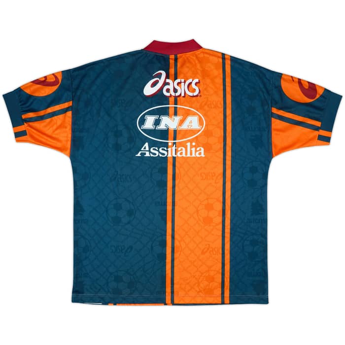 1996-97 Roma Asics Training Shirt - 8/10 - (XL)