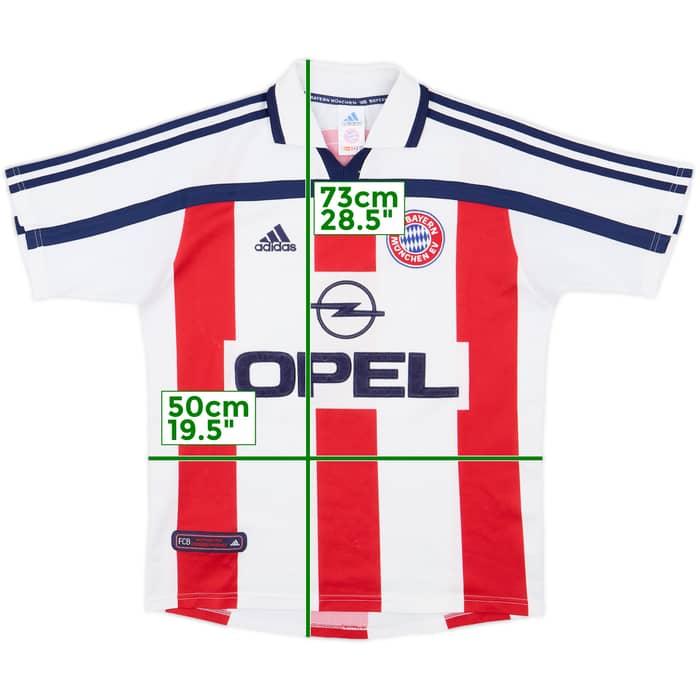 2000-01 Bayern Munich Away Shirt - 9/10 - (XL.Boys)
