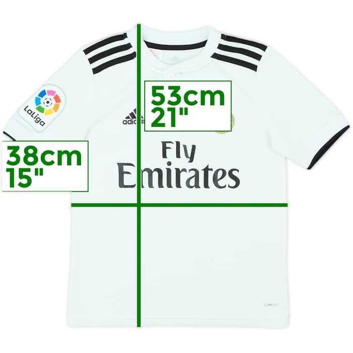 2018-19 Real Madrid Home Shirt - 8/10 - (S.Boys)