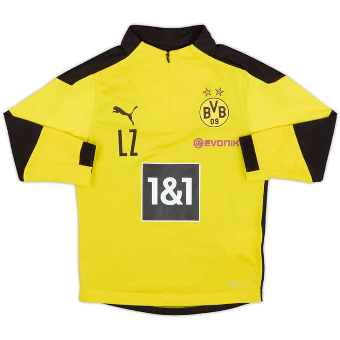 2020-21 Borussia Dortmund Puma 1/4 Zip Training Top LZ - 8/10 - (5-6 Years)
