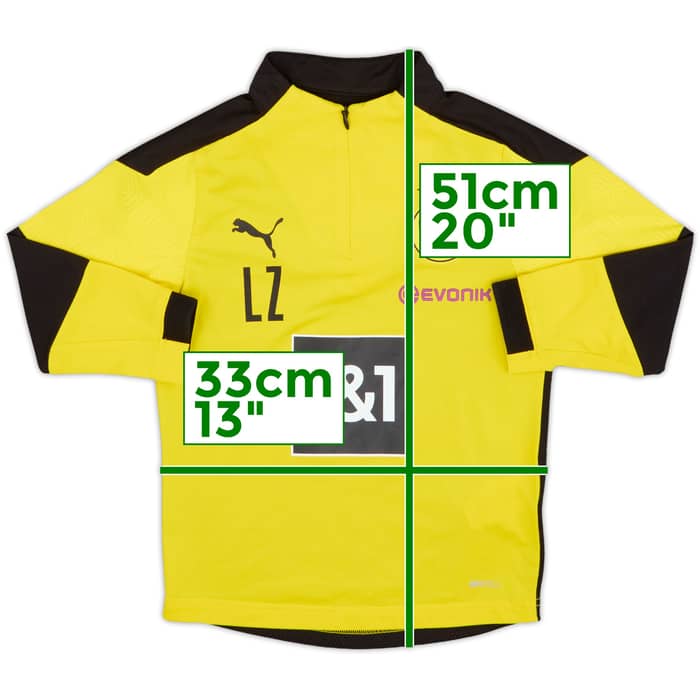 2020-21 Borussia Dortmund Puma 1/4 Zip Training Top LZ - 8/10 - (5-6 Years)