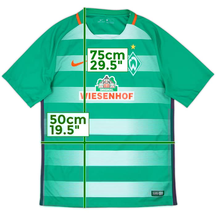 2016-17 Werder Bremen Home Shirt - 8/10 - (M)