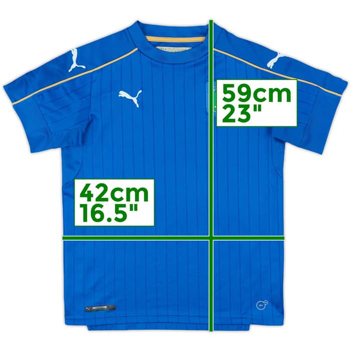 2016-17 Italy Home Shirt - 8/10 - (M.Boys)