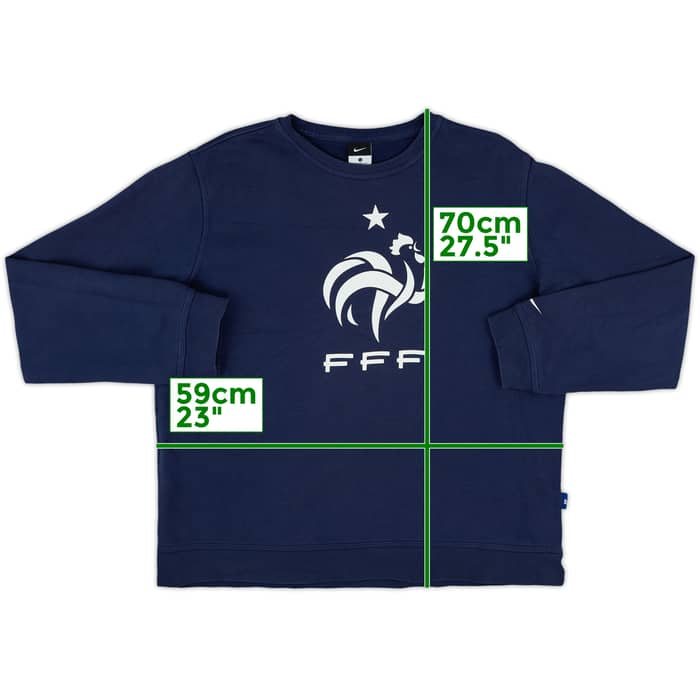 2014-15 France Nike Sweat Top - 8/10 - (L)
