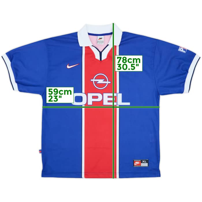 1997-98 Paris Saint-Germain Home Shirt - 9/10 - (XL)