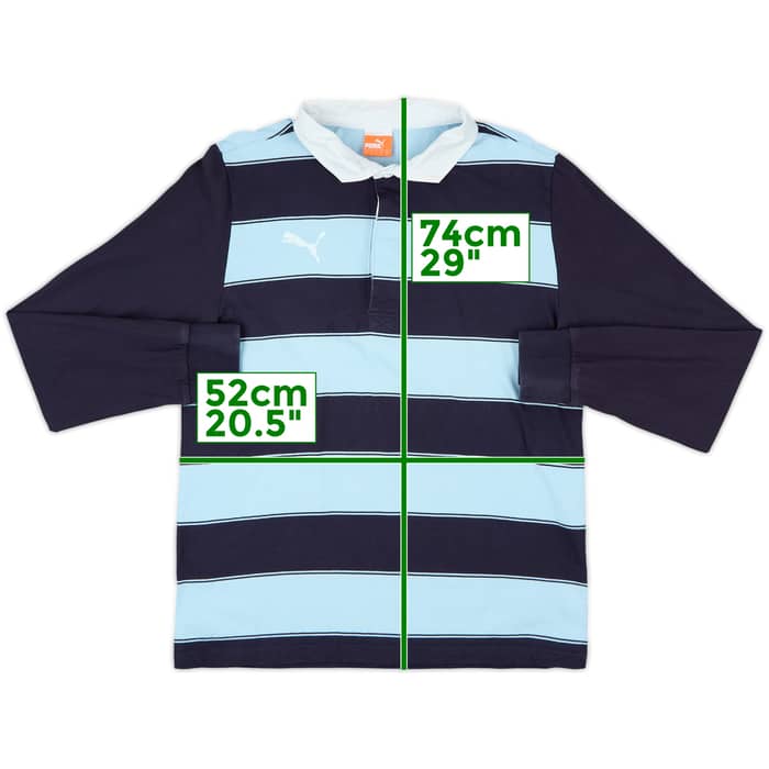 2010-11 Lazio Puma Polo L/S Shirt - 8/10 - (L)