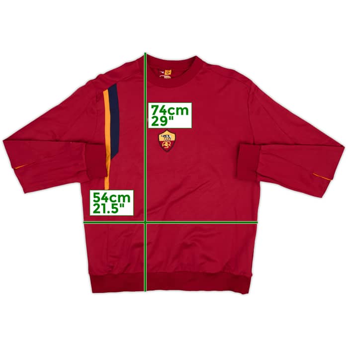 2004-05 Roma Diadora Sweat Top - 7/10 - (XL)