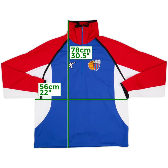 2003-04 Catania Galex 1/4 Zip Drill Top - 8/10 - (L)