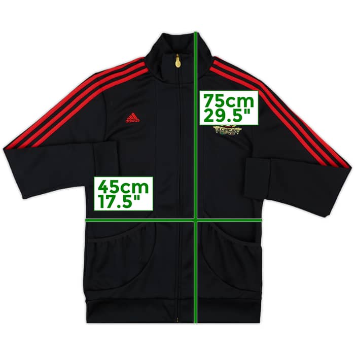 2010-11 AC Milan adidas Track Jacket - 7/10 - (L)