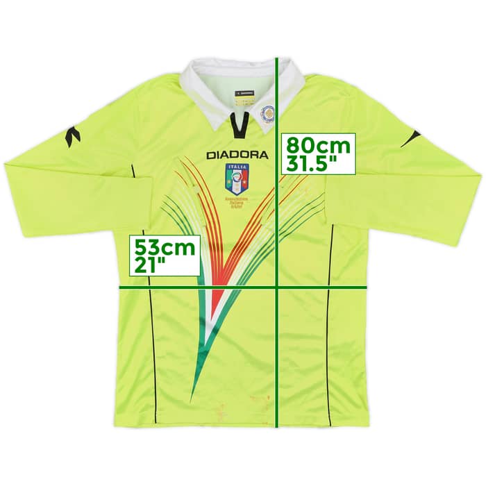 2011-12 Italy Diadora Centenary Referee L/S Shirt - 6/10 - (S)