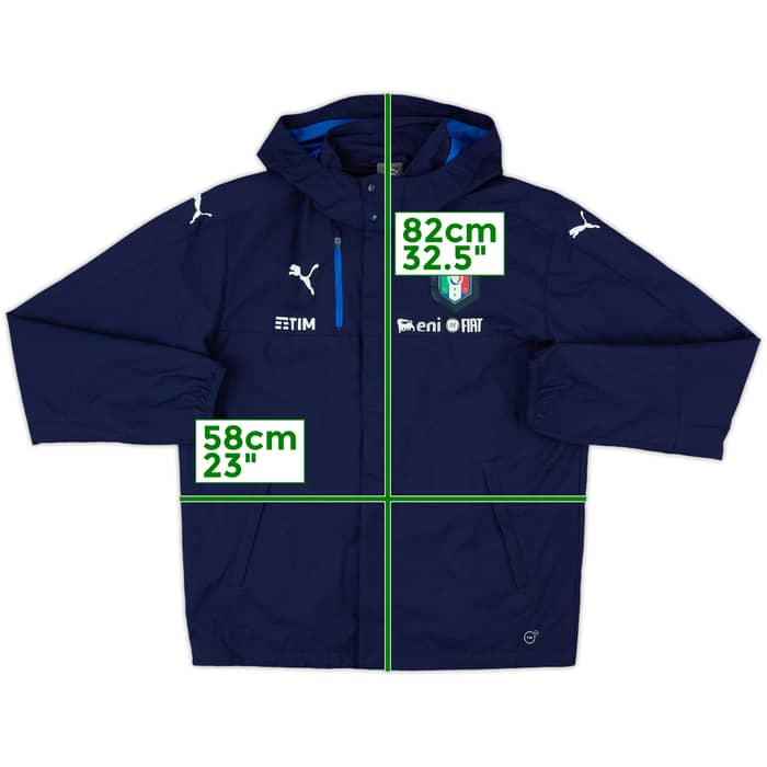 2016-17 Italy Puma Hooded Rain Jacket - 5/10 - (L)