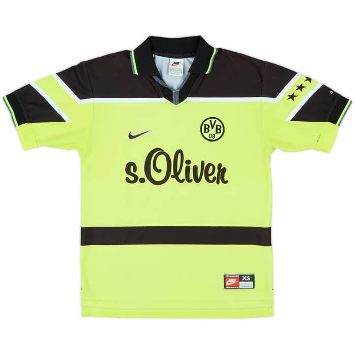 1995-96 Borussia Dortmund Home Shirt - 7/10 - (XS)