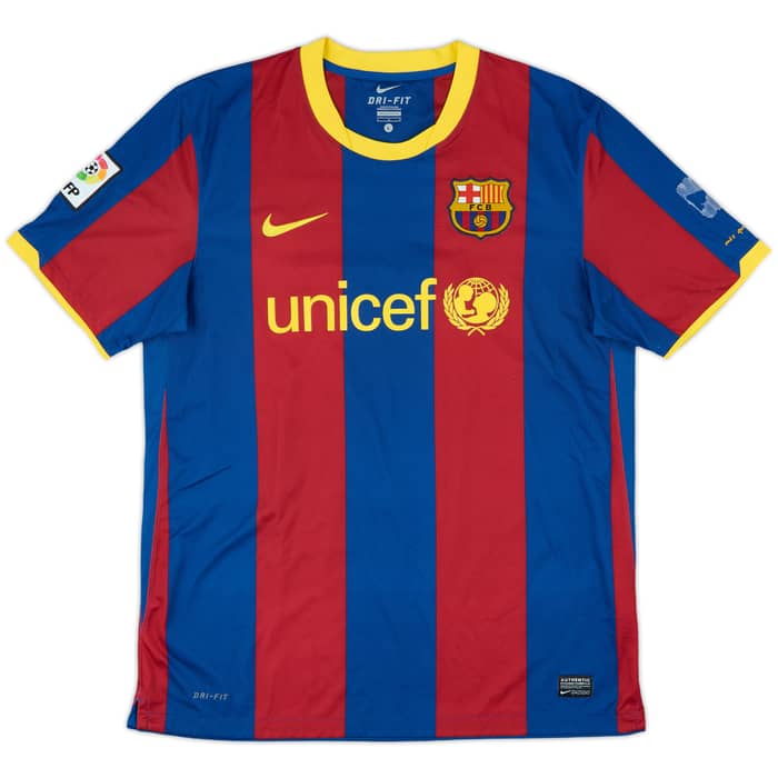 2010-11 Barcelona Home Shirt A.Iniesta #8 - 6/10 - (L)