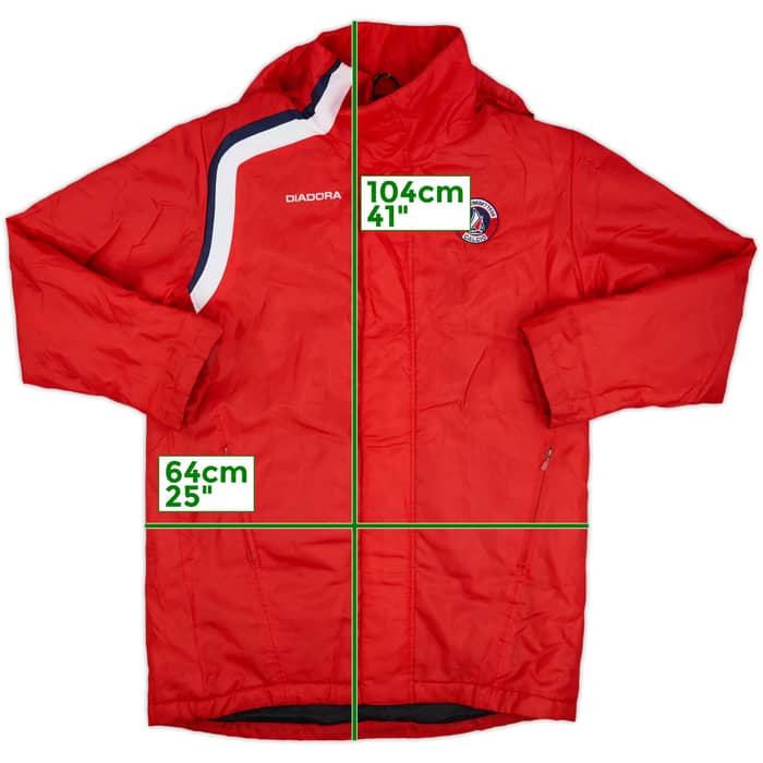2006-07 Sambenedettese Diadora Padded Bench Coat - 6/10 - (L)