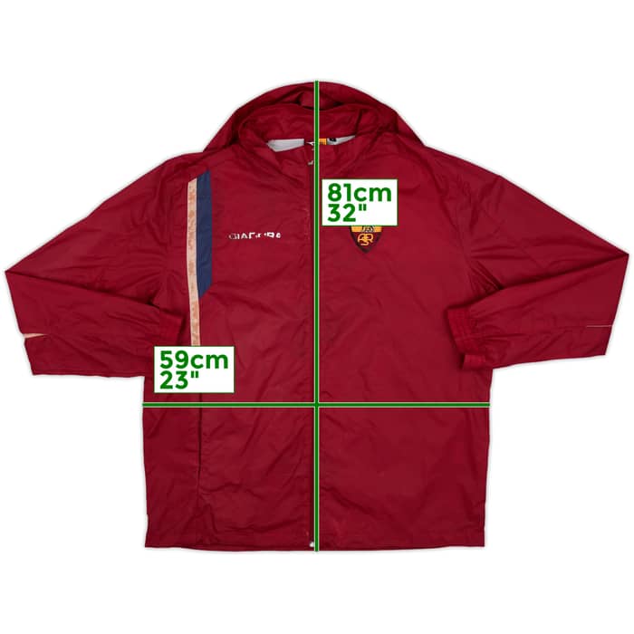 2003-04 Roma Diadora Hooded Rain Jacket - 3/10 - (L)