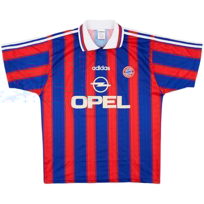 1995-97 Bayern Munich Home Shirt Klinsmann #18 - 8/10 - (L)