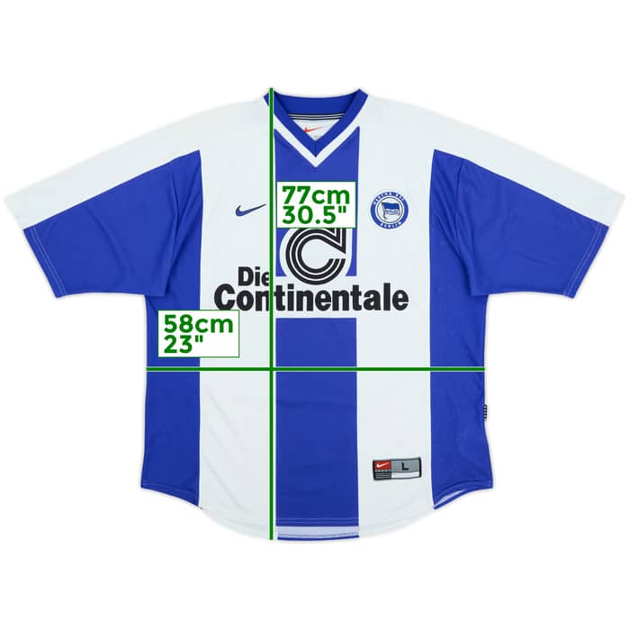 1999-00 Hertha Berlin Home Shirt - 8/10 - (L)