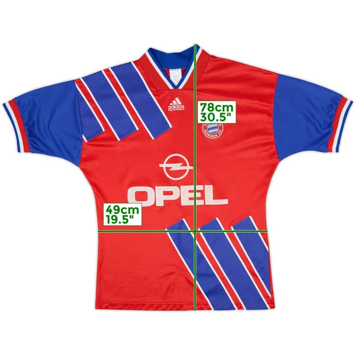 1993-95 Bayern Munich Home Shirt - 8/10 - (M)