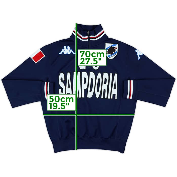 2007-08 Sampdoria Kappa Track Jacket - 6/10 - (M)