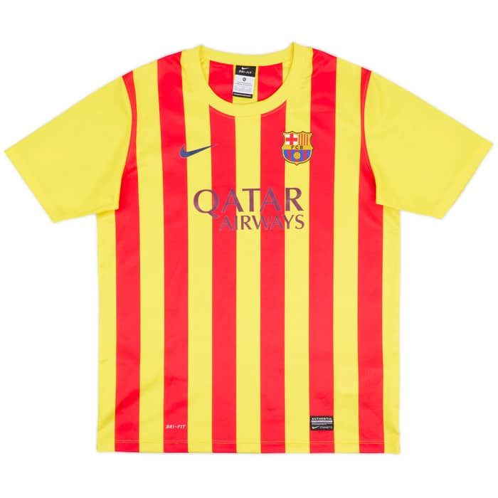 2013-15 Barcelona Basic Away Shirt - 5/10 - (XL.Boys)