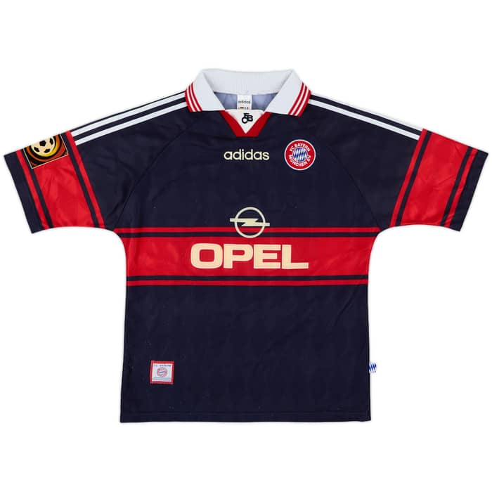 1997-99 Bayern Munich Home Shirt - 8/10 - (XL.Boys)