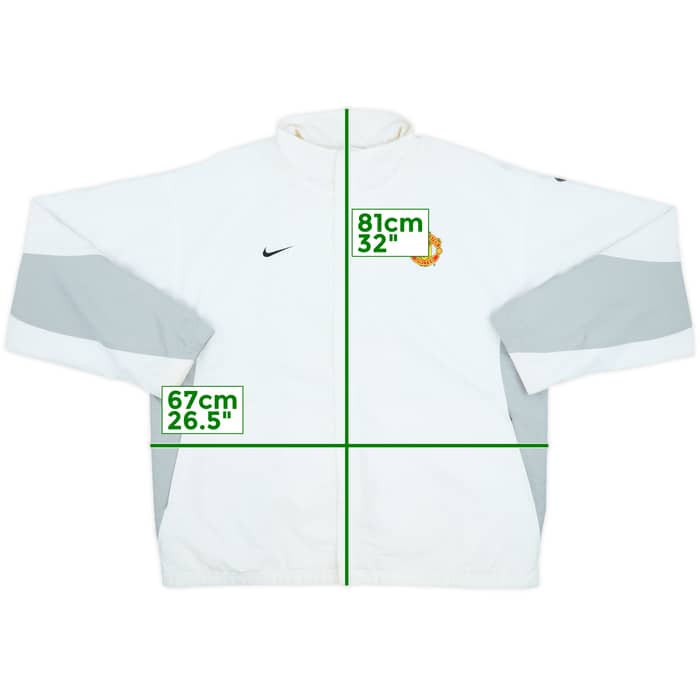2003-04 Manchester United Nike Track Jacket - 8/10 - (XL)