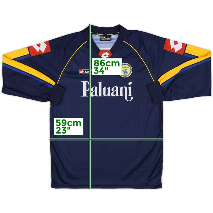 2004-05 Chievo 'Scuola Calcio' Lotto Training L/S Shirt - 9/10 - (L)