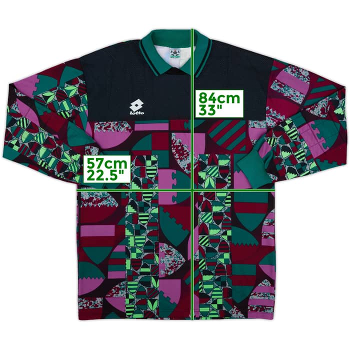 1990s Lotto Template GK Shirt - 9/10 - (XL)