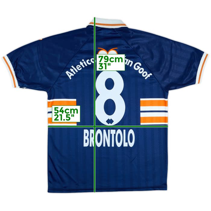 1998-99 Atletico Van Goof Away Shirt Brontolo #8 - 6/10 - (L)