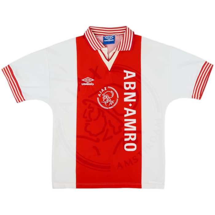 1995-96 Ajax Home Shirt - 8/10 - (Y)