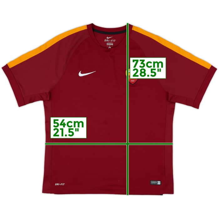 2014-15 Roma Nike Training Shirt - 7/10 - (XL)