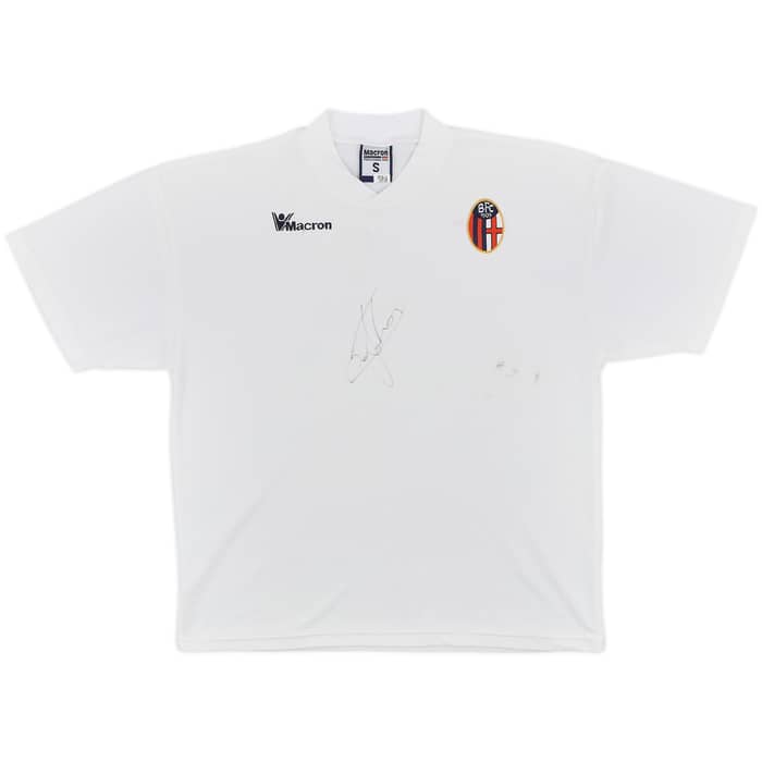 2001-02 Bologna Macron Signed Training Shirt - 6/10 - (S)