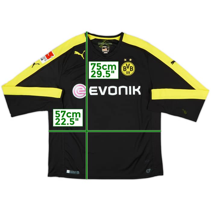 2013-14 Borussia Dortmund Away L/S Shirt Błaszczykowski #16 - 3/10 - (XL)