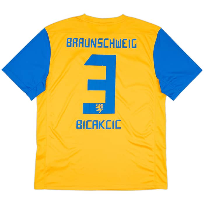2013-14 Eintracht Braunschweig Home Shirt Bicakcic #3 - 8/10 - (L)