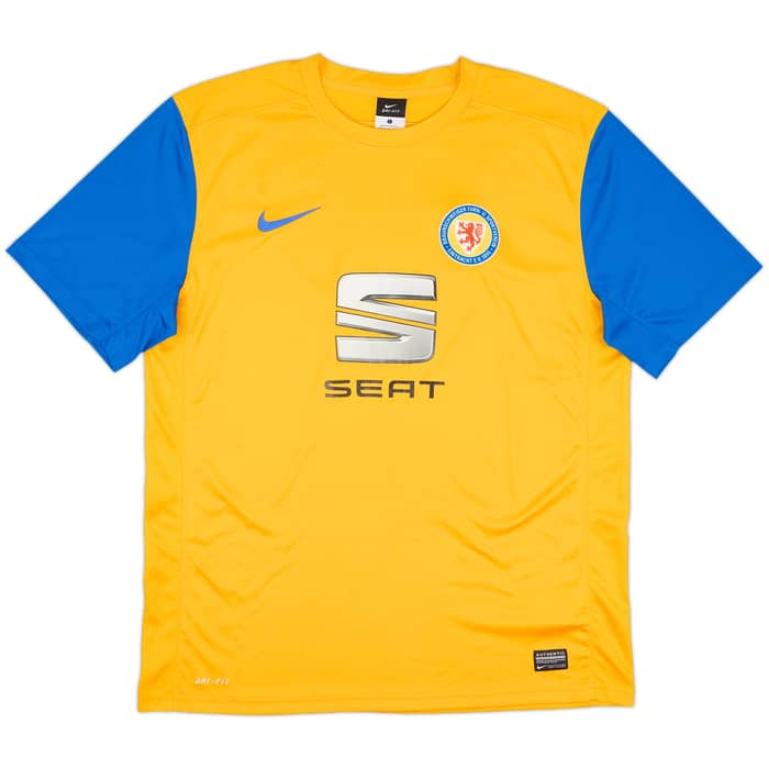 2013-14 Eintracht Braunschweig Home Shirt Bicakcic #3 - 8/10 - (L)
