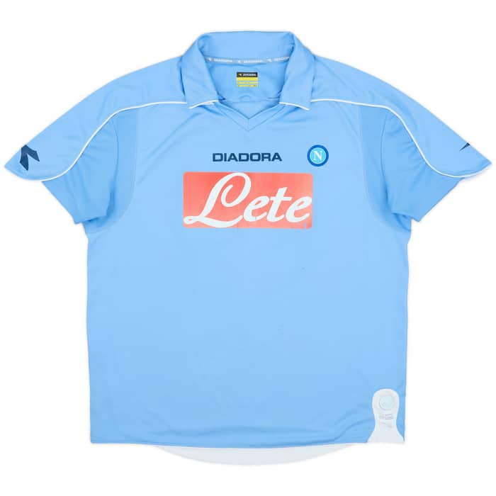 2008-09 Napoli Basic Home Shirt - 5/10 - (L)