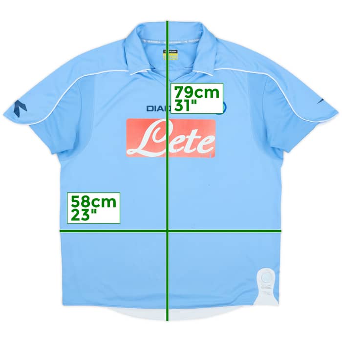 2008-09 Napoli Basic Home Shirt - 5/10 - (L)