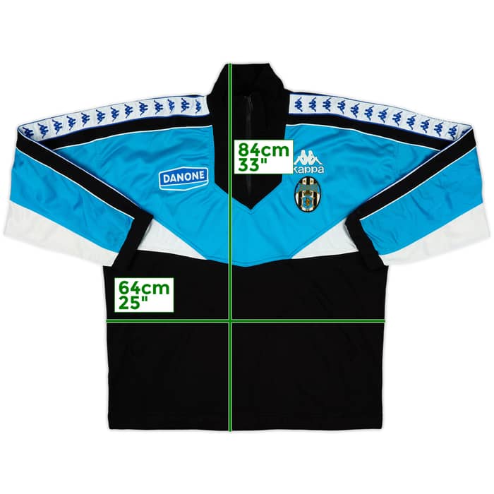 1992-93 Juventus Kappa 1/4 Zip Track Jacket - 8/10 - (XL)