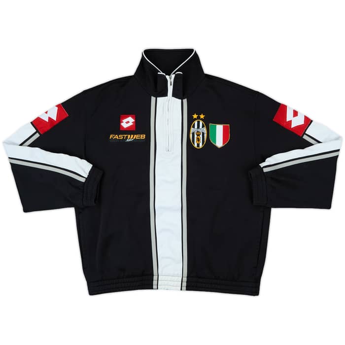 2001-02 Juventus Lotto 1/4 Zip Drill Top - 8/10 - (XL)