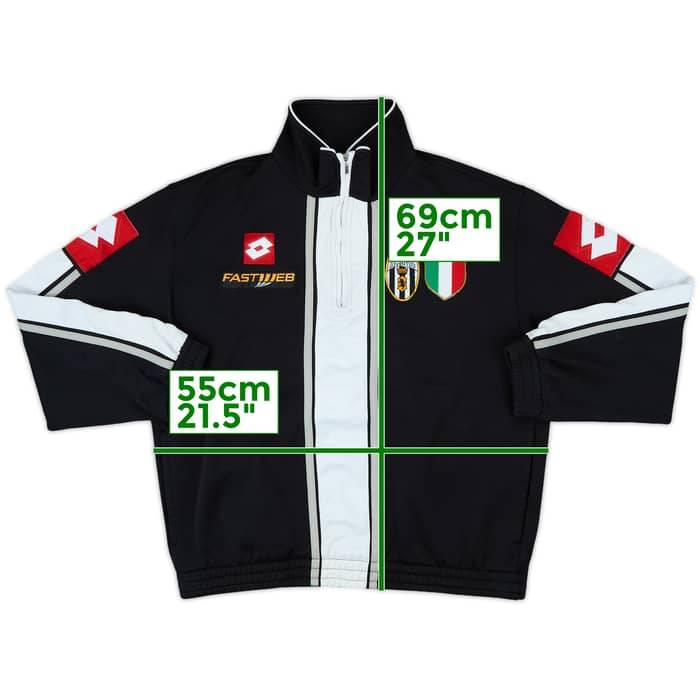 2001-02 Juventus Lotto 1/4 Zip Drill Top - 8/10 - (XL)