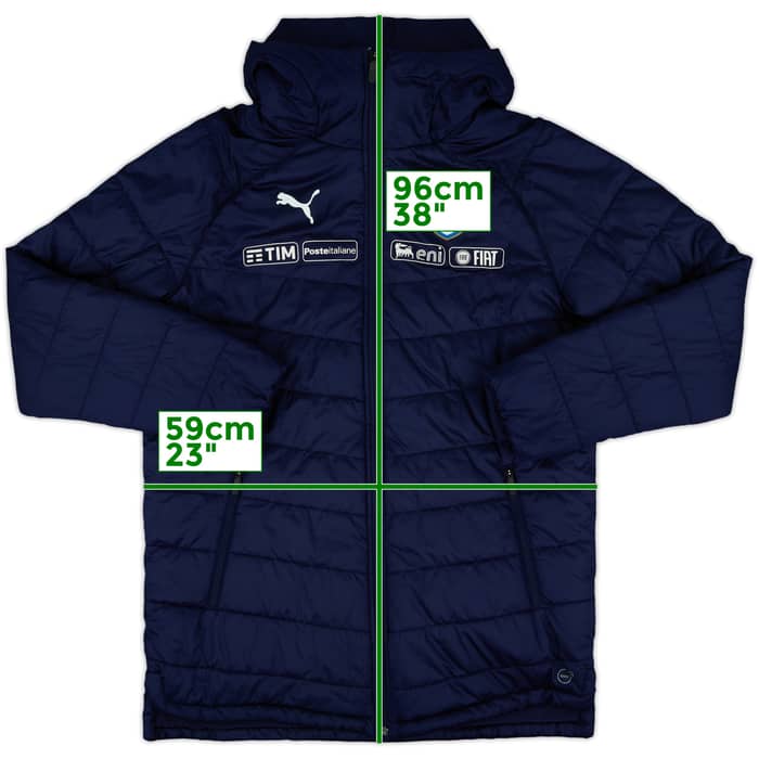 2018-19 Italy Puma Player Issue Padded Bench Coat - 10/10 - (M)