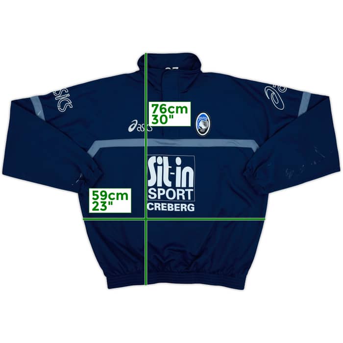2005-06 Atalanta Asics 1/4 Zip Drill Top - 5/10 - (XL)