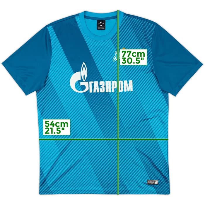 2016-17 Zenit St. Petersburg Basic Home Shirt - 4/10 - (L)