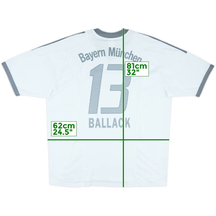 2002-03 Bayern Munich Away Shirt Ballack #13 - 8/10 - (XL)