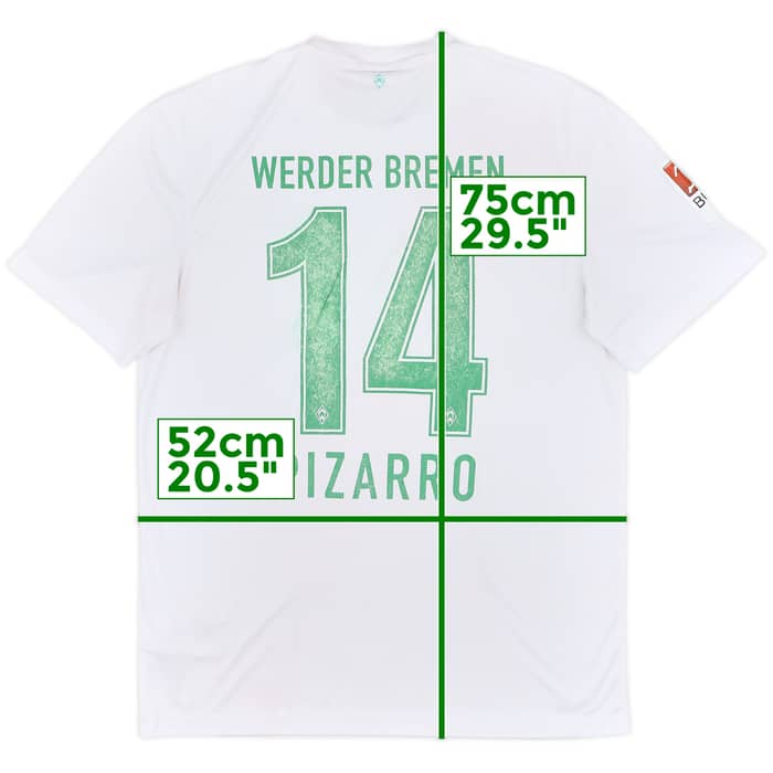 2015-16 Werder Bremen Fourth Shirt Pizarro #14 - 4/10 - (M)