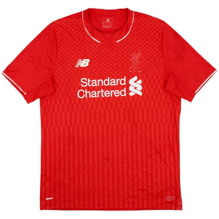 2015-16 Liverpool Home Shirt - 3/10 - (L)